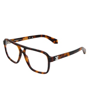 Off White Herenmodel 81 l zonnebril in schildpadmotief (Havana)