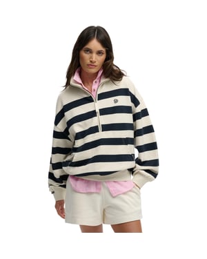 Superdry Womens Studios Stripe Sweatshirt
