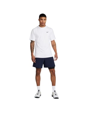Nike Hyverse Swoosh T-shirt met korte mouwen voor heren (Wit)