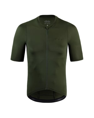 dhb Herenfietsshirt met korte mouwen en getailleerd model (Groen)