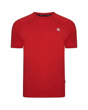 Dare 2B Heren Persist Marl T-shirt (Gevaar Rood)