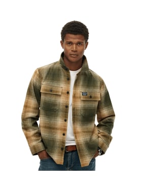 Superdry Mens Wool Miller Shirt Jacket