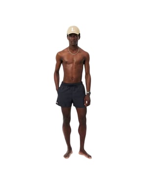 Lacoste Heren Logo Zwemshort (Zwart)