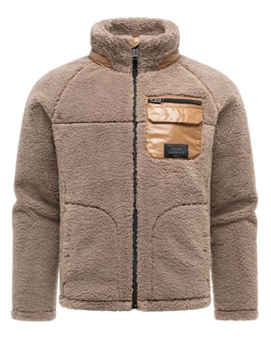 Stone Harbour Sorees teddyjacka herr – sherpablouson med quiltat foder