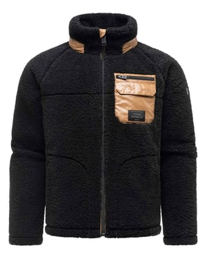 Stone Harbour Sorees teddyjacka herr – sherpablouson med quiltat foder
