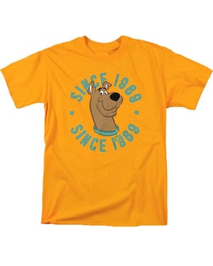 Scooby Doo Unisex volwassen sinds 1969 T-Shirt (Goud)