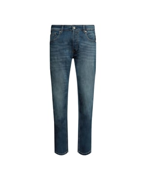 Replay Herenjeans van Grover met rechte pijpen (Medium Blauw)