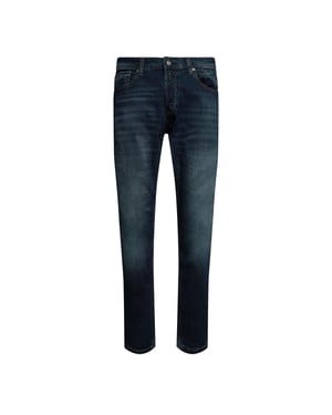 Replay Herenjeans van Grover met rechte pijpen (Donkerblauw)