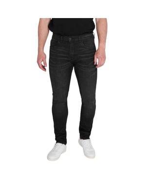 Lee Cooper Effen slim-fit denimjeans voor heren (Zwart)