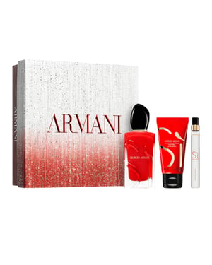 Armani Si Passione Eau de Parfum Women's Gift Set Spray (100ml) with 50ml Body Milk and 10ml EDP