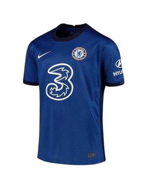 Nike T-shirt med rund hals för män från Chelsea FC (Blå/Svart)