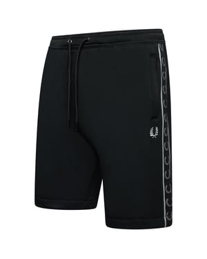 Fred Perry Men's Contrast Tape Short Black