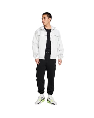 Nike Heren sportkleding: Club Cargo-joggingbroek (Zwart/Wit)