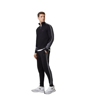Boss Trainingsbroek voor heren met streep aan de zijkant (Zwart)