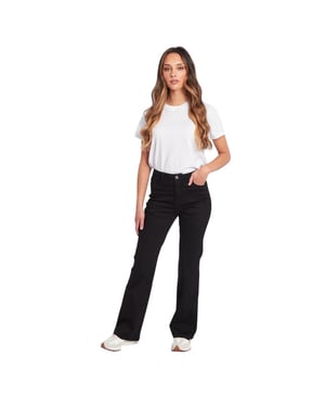 Be You Denim bootcut-jeans voor dames (Zwart)