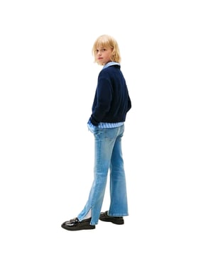 Tommy Hilfiger Flared Jeans voor meisjes (Lichtblauw)