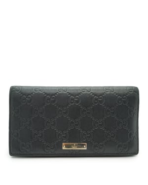 Gucci Läderplånbok Guccissima