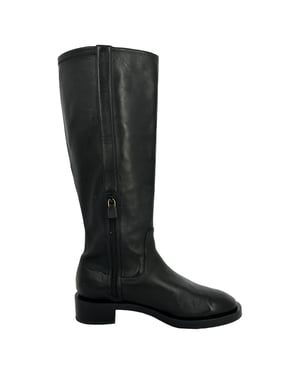 Stuart Weitzman Knee-High Boots in Black Leather