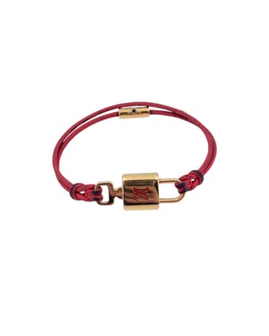 Louis Vuitton metalen armband met Lockit-slot