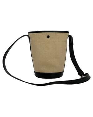 A.P.C. Helene Bucket Bag in Beige Jute Canvas