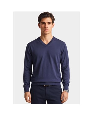 Bos Bright Blue Pullover heren v-hals 263/8189 navy