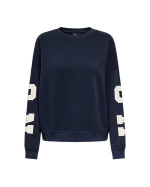 Only onlsweat l/s back/sleeve print swt 15356793 night sky
