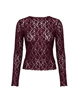 TRENDYOLMİLLA Dames Paars Effen Lang Getailleerd Blouses