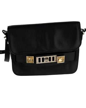 Proenza Schouler PS11 Classic Bag in Black Calfskin Leather