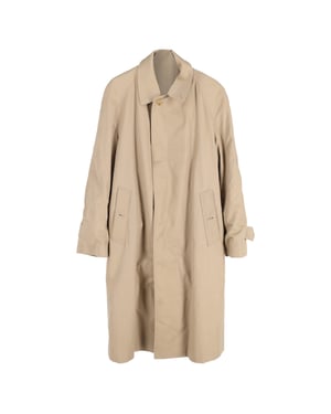 Burberry's Trench Coat in Beige Cotton
