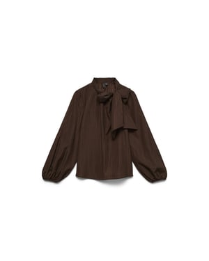Vero Moda vmsima ls top wvn 10349257 cocoa brown