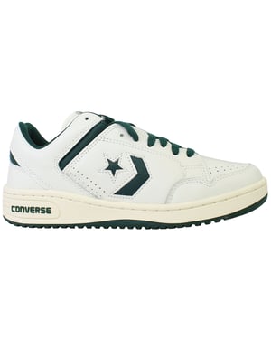 Converse Weapon OX Unisex Off White/Green Trainers