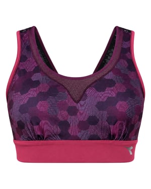 Diadora Supportive Womens Purple Sports Bra