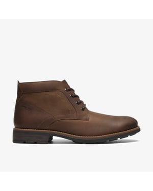Emmet Chukka Tan Leather Boots