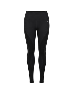Diadora Logo Womens Black Leggings
