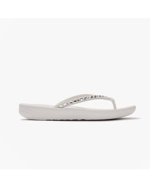 FitFlop Iqushion multi-crystal ergonomic flip-flops