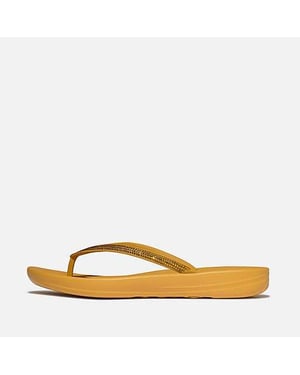 FitFlop Iqushion Sparkle Dames Turmeric Flip-Flops