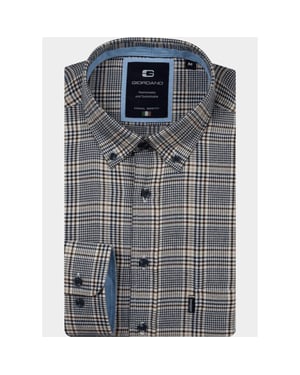 Giordano Overhemd heren dino brushed glen check 627326/60