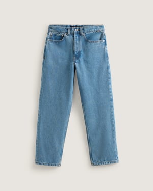 Check-5 Loose Denim Trousers
