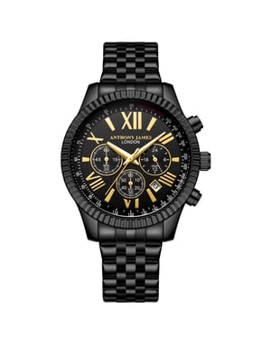 Hand Assembled Anthony James Chrono Sports Black