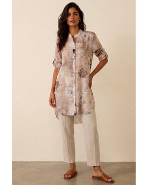 Botanical Breeze Longline Shirt
