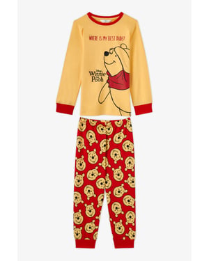 Girls' Winnie The Pooh Cotton Short Sleeve Pajama Set