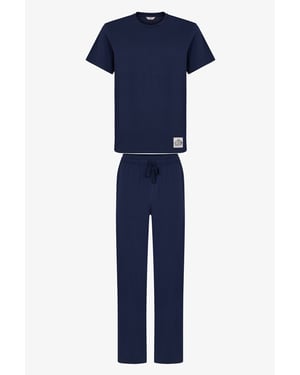 Men's Midnight Forest Short Sleeve Pajama Set