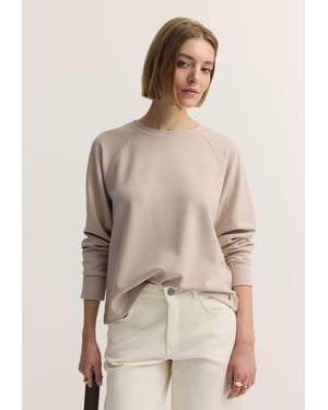 Bugatti Damen Sweatshirt Cozy Touch met ronde hals