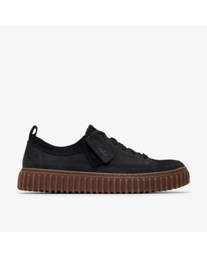 Torhill Lace Black Nubuck Schoenen