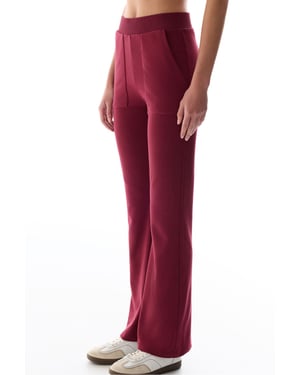 Ribana Detail Flare Sweatpants