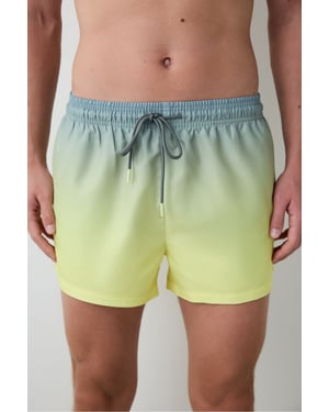 Men's Degrade Striped Swim Shorts