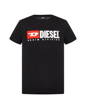 Diesel T-Diego-Division Logo Black T-Shirt