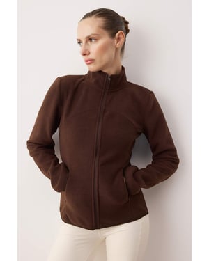 TRENDYOLMİLLA Dam Brun Enfärgad Regular fit Sport Kavajer
