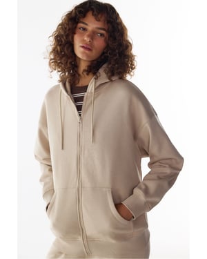 Brushed Zip Hooded Sweatshirt
