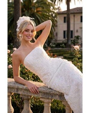 TRENDYOLMİLLA Dames Wit Bloemen Midi Mouwloos Recht Jurken